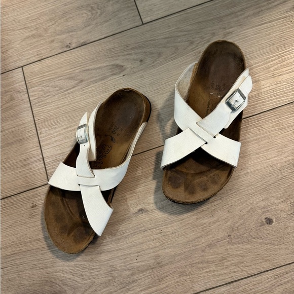 Birkenstock Birkis Santosa Criss Cross Slide Sandal - Picture 2 of 4